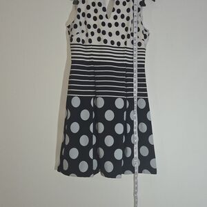 ✨ Adorable Retro Polka Dot & Stripe Dress by Cleo ✨
